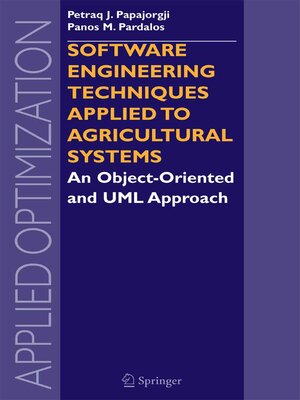 cover image of Software Engineering Techniques Applied to Agricultural Systems